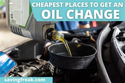 Cheapest place to get an oil change. Things To Know About Cheapest place to get an oil change. 